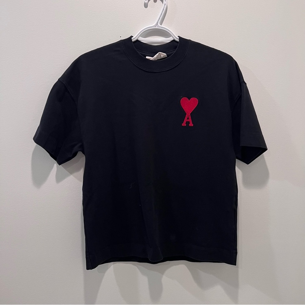 Ami Alexandre Mattiussi Black Crewneck Tee